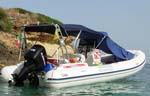 Residence della Marina di Avola: il gommone